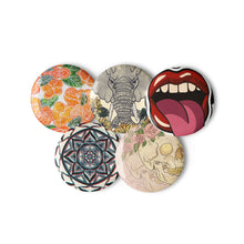 Set of Pin Buttons