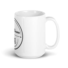 White glossy mug