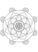 Load image into Gallery viewer, Lotus Blooms Colouring Pages