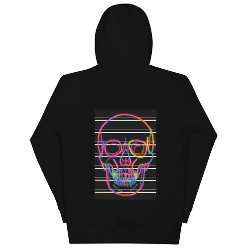 Unisex Neon Skull Hoodie