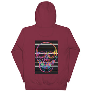 Unisex Neon Skull Hoodie