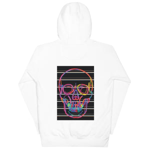 Unisex Neon Skull Hoodie
