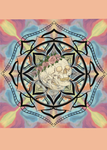 Mandala Trippy Skull