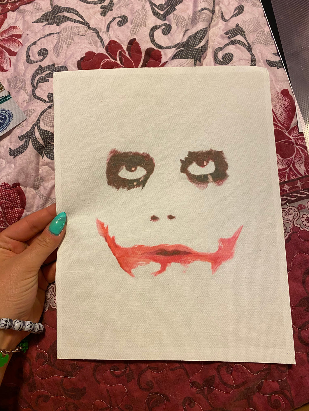 Joker Canvas Paper Print