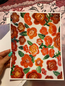 Red Floral