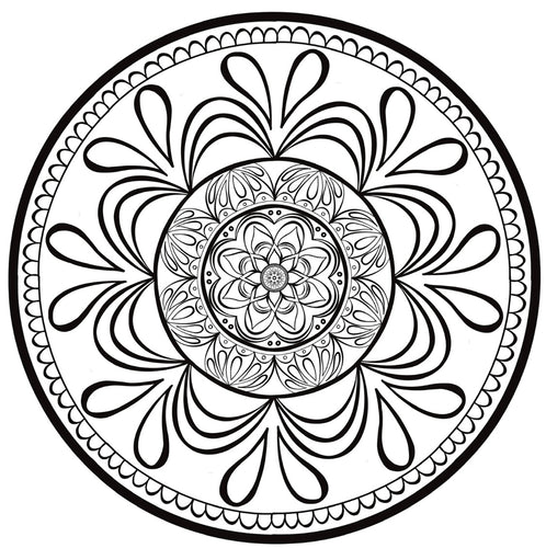 Lotus Blooms Colouring Pages