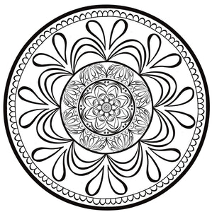 Lotus Blooms Colouring Pages