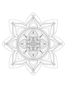 Lotus Blooms Colouring Pages