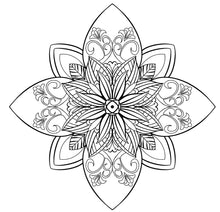 Load image into Gallery viewer, Lotus Blooms Colouring Pages