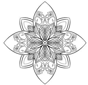 Lotus Blooms Colouring Pages