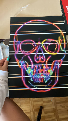 Neon Skull