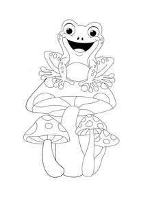 Lotus Blooms Colouring Pages