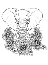 Load image into Gallery viewer, Lotus Blooms Colouring Pages